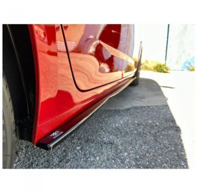 Juego de difusores laterales aptos para Peugeot 308 III HB & SW 2021- (ABS negro brillo)