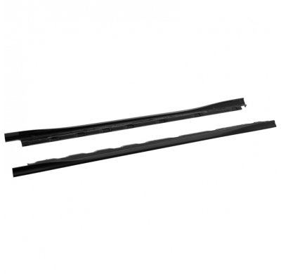 Juego de faldones laterales Motordrome compatibles con Volkswagen Golf 8 Hatchback 2020- incl. Facelift (ABS negro brillante)