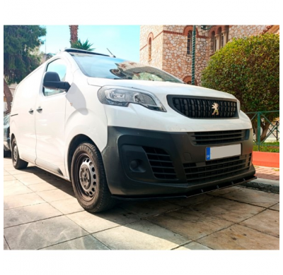 Spoiler delantero apto para Citroën Jumpy/Dispatch/Spacetourer & Peugeot Expert III/Traveller & Toyota Proace 2016- & Opel Vivar