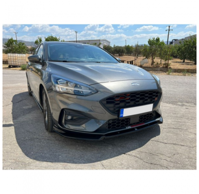 Spoiler Delantero Para Ford Focus Iv St/St-Line 2018- (Abs Gloss Black)