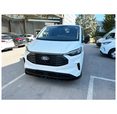 Spoiler delantero apto para Ford Transit Custom (V710) 2024- (ABS negro brillante)