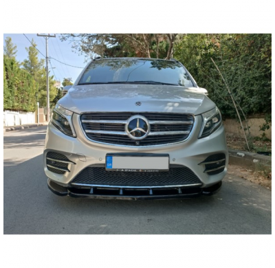 Spoiler delantero apto para Mercedes Clase V W447 2014- AMG-Line (ABS)