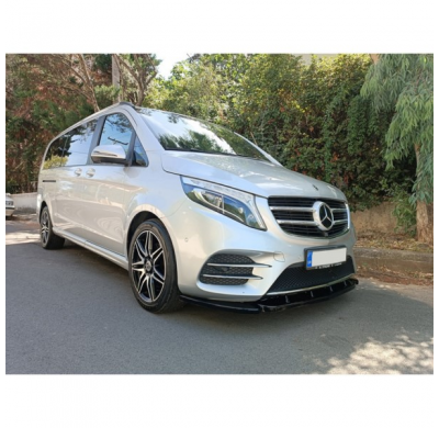 Spoiler delantero apto para Mercedes Clase V W447 2014- AMG-Line (ABS)