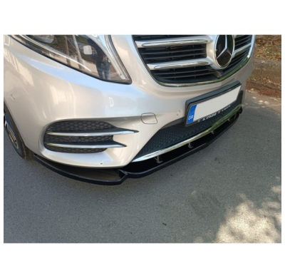 Spoiler delantero apto para Mercedes Clase V W447 2014- AMG-Line (ABS)