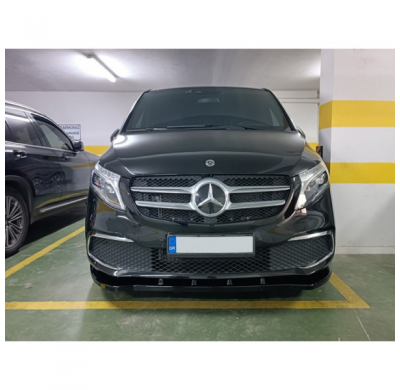 Spoiler delantero adecuado para Mercedes V-Klasse W447 Facelift 2019- incl. Línea AMG (ABS)