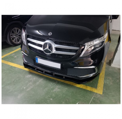 Spoiler delantero adecuado para Mercedes V-Klasse W447 Facelift 2019- incl. Línea AMG (ABS)