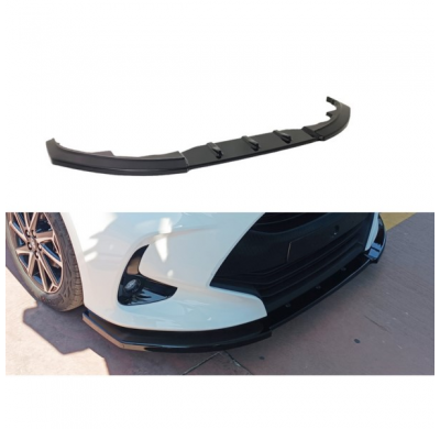 Spoiler delantero apto para Toyota Yaris (P21) 2020- (ABS negro brillante)