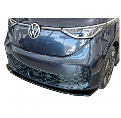 Spoiler delantero apto para Volkswagen ID.Buzz (Bus/Cargo) 2022- (ABS Gloss Black)