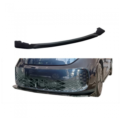 Spoiler delantero apto para Volkswagen ID.Buzz (Bus/Cargo) 2022- (ABS Gloss Black)