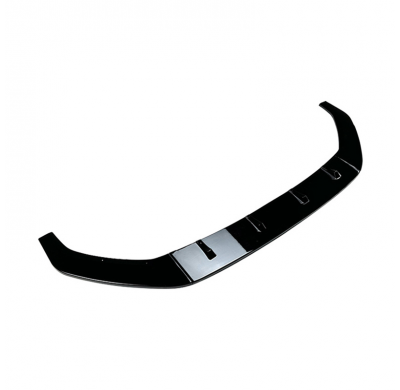 Faldón de alerón delantero para Volkswagen Golf VII (7.5) GTi/GTD/R/R-Line 2017-2019 (ABS negro brillante)