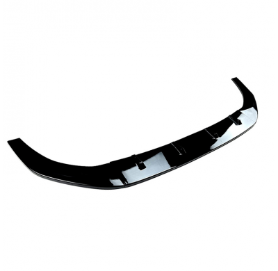 Faldón de alerón delantero para Volkswagen Golf VIII GTi/GTD/R/R-Line 2020- (ABS negro brillante)