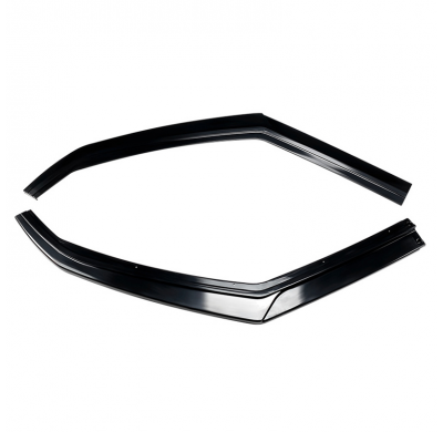 Faldón de alerón delantero para Volkswagen Polo 6R/6C 2009-2017 (excepto GTi/GT/WRC) (ABS negro brillante)