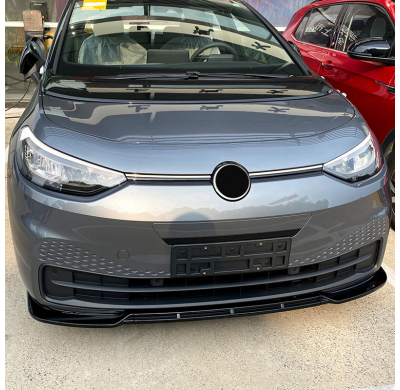 Faldón de alerón delantero para Volkswagen ID.3 2020- (ABS negro brillante)