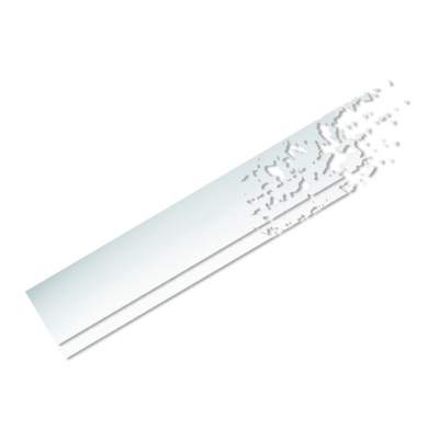 Foliatec Cardesign Sticker - Stripes - Blanco Mate - Largo 150cm X Ancho 22cm