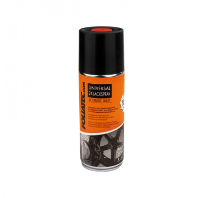 Kit De Pintura En Aerosol Foliatec Universal 2c - Negro Mate 3x400ml