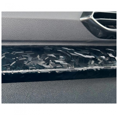 Foliatec Cockpit Design Film Forged Carbon negro-estructurado 152x20cm