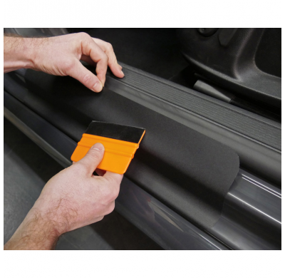 Foliatec Lack Protección De Pintura Negra 12x45cm - 2 Piezas