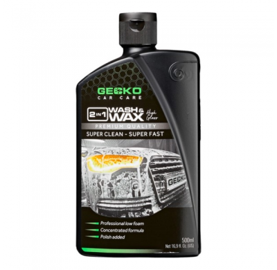 Gecko 2en1 Lavado y cera 500ml