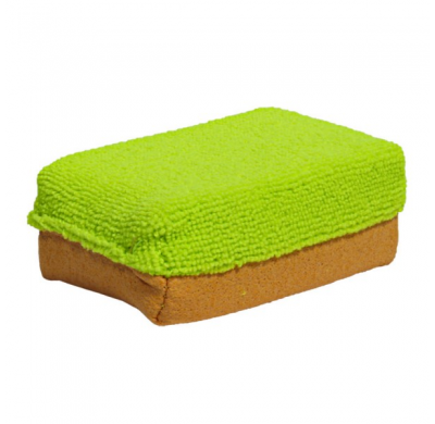 Gecko Estropajo 2en1 con gamuza 12x8x4 cm