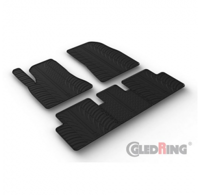 Juego De Alfombrillas Goma Valido Para Tesla Model 3 12/2020- (Perfil T 5 Piezas)