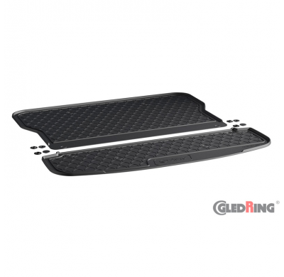 Alfombrilla de maletero Rubbasol (goma) para Forthing U-Tour 2023 (7 personas), excepto híbrido.