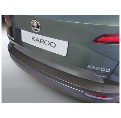 Protector Para El Paragolpes Trasero Abs  Skoda Karoq 7/2017-  Color Negro