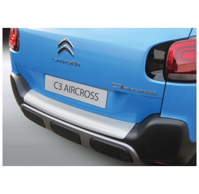 Protector Para El Paragolpes Trasero Abs  Citroën C3 Aircross 2017-  Color Negro
