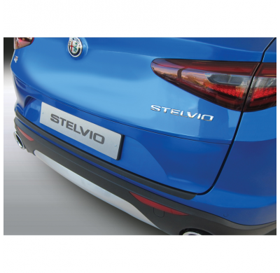 Protector Para El Paragolpes Trasero Abs  Alfa Romeo Stelvio 2017-  Color Negro