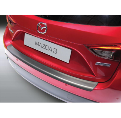 Protector De Paragolpes Trasero Abs Mazda 3 5-Doors 10/2013- Negro