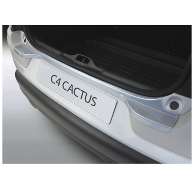 Protector De Paragolpes Trasero Abs Citroën C4 Cactus 2014- Negro