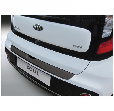 Protector Paragolpes Trasero Abs Kia Soul 10/2016- Negro