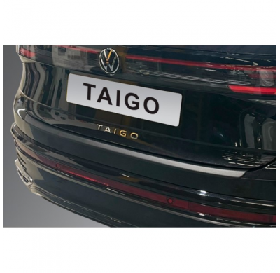 Protector parachoques trasero ABS apto para Volkswagen Taigo 2021- Negro
