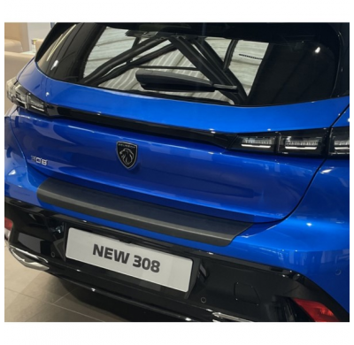 Protector De Parachoques Abs Trasero Para Peugeot 308 Hb 5 Puertas 2021- Negro