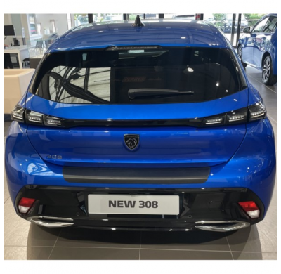 Protector De Parachoques Abs Trasero Para Peugeot 308 Hb 5 Puertas 2021- Negro