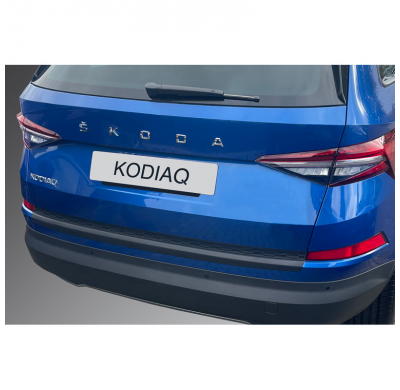 Protector De Parachoques Trasero Abs Adecuado Para Skoda Kodiaq Facelift 07/2021- Negro