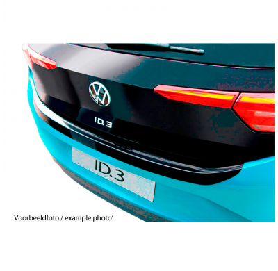 Protector de parachoques trasero ABS para Volkswagen T-Cross Facelift 2024- Negro brillante