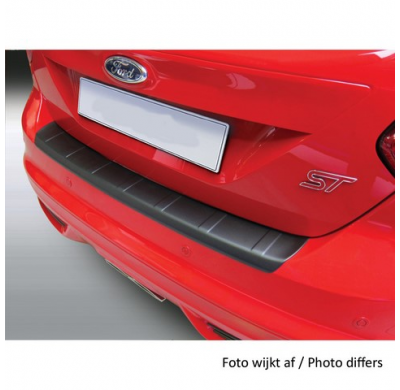 Abs Protector Del Parachoques Trasero Peugeot 3008 Ii 2016- Negro 'Acanalado'.