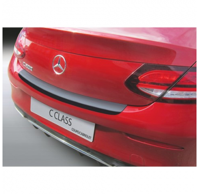 Abs Protector De Parachoques Trasero Mercedes Clase C (A205) Convertible 2016- / (C205) Coupé 2015- Negro
