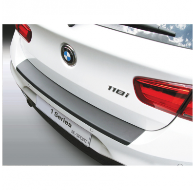 Protector de paragolpes trasero en ABS apto para BMW Serie 1 F20/F21 3/5 puertas SE/Sport 2015-2019 Negro brillo RGM