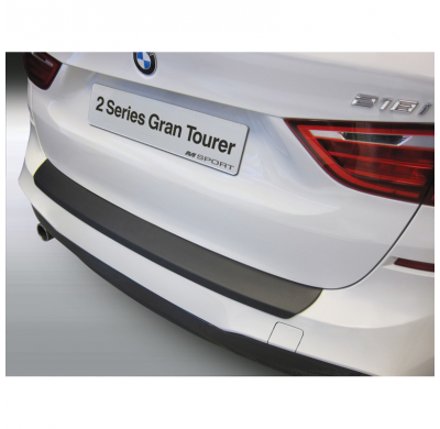 Protector de paragolpes trasero en ABS apto para BMW Serie 2 F46 Gran Tourer 'M-Sport' 6/2015 - Negro brillo RGM
