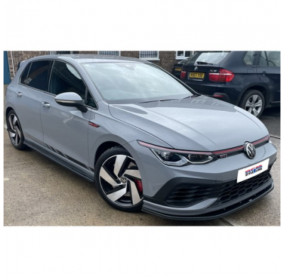 Rgm Juego De Faldones Laterales Adecuados Para Volkswagen Golf Viii Hatchback Gti/R-Line 09/2020- - Negro (Abs)