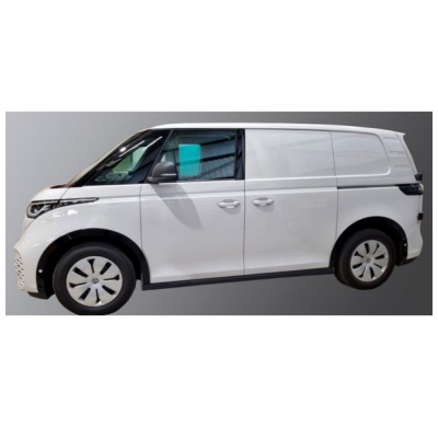 RGM Set Extensiones de paso de rueda apto para Volkswagen ID.Buzz 2022- Distancia entre ejes corta - Negro brillante (con Park A