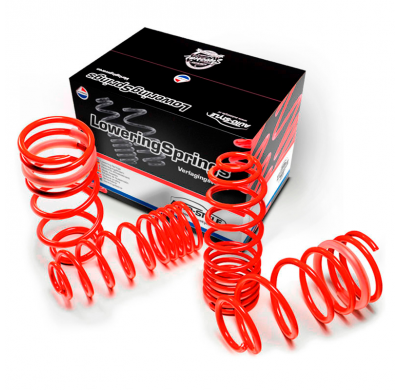 Muelles rebajados AutoStyle adecuados para BMW X6 M (F86) xDRIVE (suspensión neumática trasera) - Incl. Enlaces de descenso 12/2