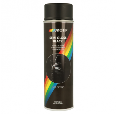 Laca Motip Rallye - Negro Satinado Brillo - 500ml