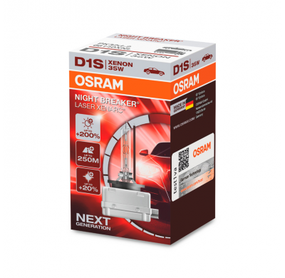 Osram Xenarc Night Breaker Laser Hid-Bombilla Xenon D1s - 12v/35w - 1 Unidad (4500k)