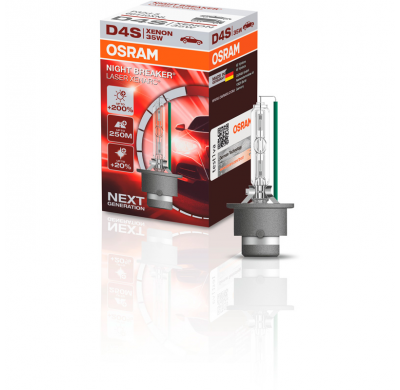 Osram Xenarc Night Breaker Laser Hid-Bombilla Xenon D4s - 12v/35w - 1 Unidad (4400k)