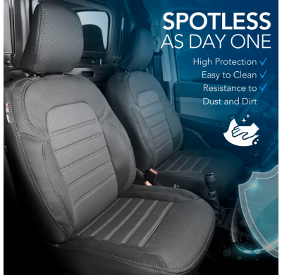 Original Design Fundas de asiento de tela 1+1 especifica para Ford Transit 2014-