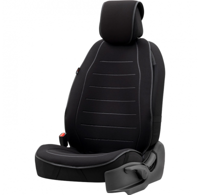 Funda Protectora Asiento Universal 'Active-Line' Tela Negra - Pieza Única