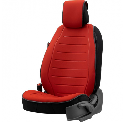 Funda Protectora Asiento Universal 'Active-Line' Tela Roja - Pieza Única