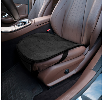 Cojín de asiento universal 'Bottom' Lino negro - pieza única